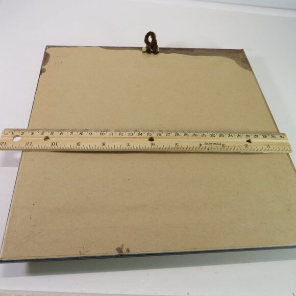 D. Morgan picture in distressed wood frame and glass 11" Coastal - Picture 7 of 11